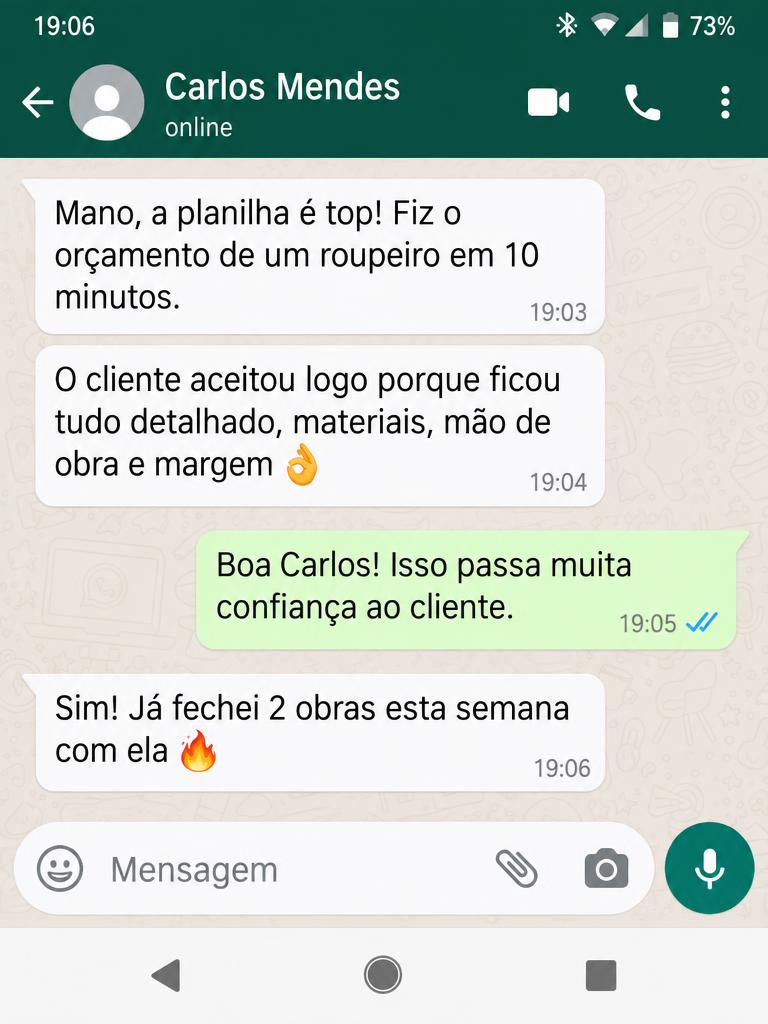 Mensagem de cliente 2